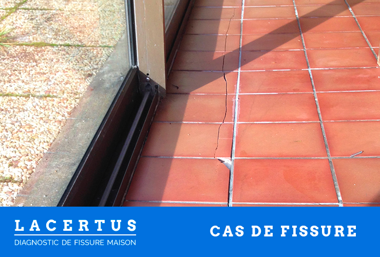 diagnotic de fissure sur du carrelage