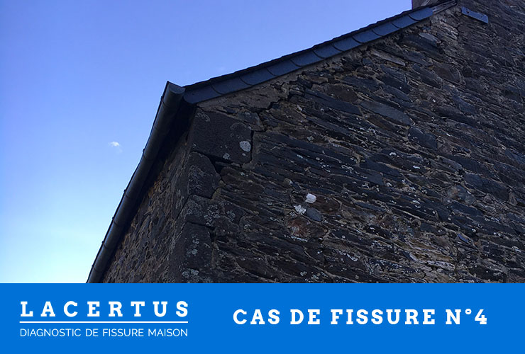 diagnostic de fissure sur un mur en pierre