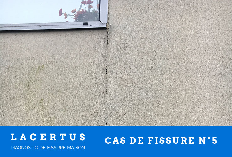 diagnostic de fissure sur un mur d'extension de maison