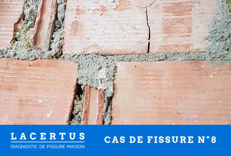 diagnostic de fissure sur un mur en brique