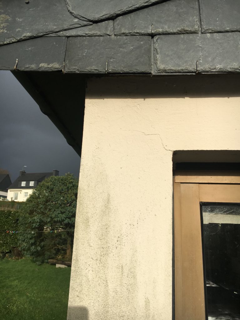 fissure sur une maison