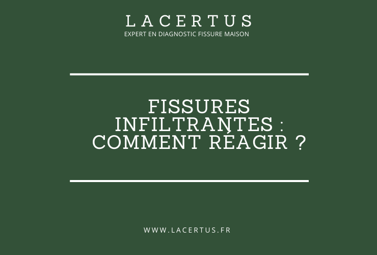 fissures infiltrantes que faire